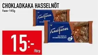 Karl Fazer chokladkaka hasselnöt