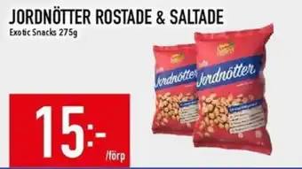 Matdax Jordnötter rostade & saltade erbjuda