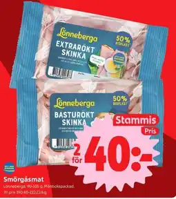 ICA Nära Lönneberga basturökt skinka erbjuda