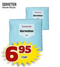 Din Mat Eldorado servetter erbjuda