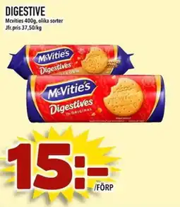 Din Mat McVities Digestive erbjuda