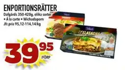 Din Mat Dafgårds enportionsrätter erbjuda