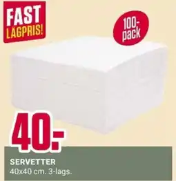 ÖoB Servetter erbjuda