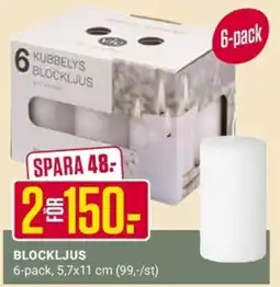 ÖoB Blockljus erbjuda