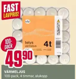 ÖoB Vie värmeljus erbjuda