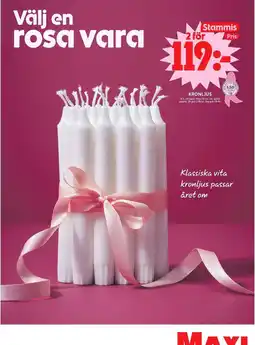 ICA Maxi Stammis kronljus erbjuda