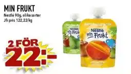 Matdax Nestlé min Frukt erbjuda