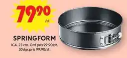 ICA Maxi Ica springform erbjuda