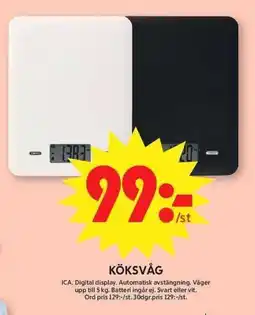 ICA Maxi Ica köksvåg erbjuda