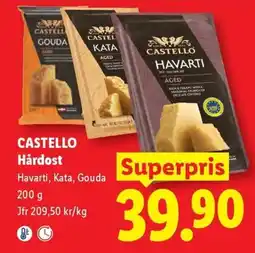 Lidl Castello Hårdost erbjuda