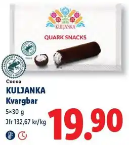 Lidl Kuljanka Kvargbar erbjuda