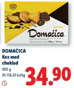 Lidl Domaica kex med choklad erbjuda