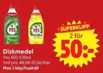 Yes diskmedel