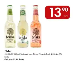 Snabbgross Briska Clder erbjuda