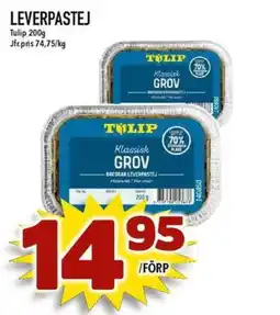 Matdax Tulip leverpastej erbjuda