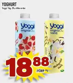 Matdax Yoggi yoghurt erbjuda