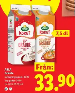 Lidl Arla Grädde erbjuda