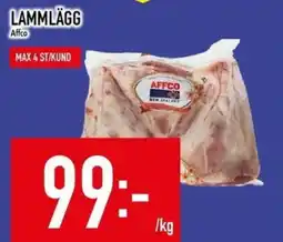 Matdax Affco lammlägg erbjuda