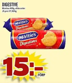 Matdax McVities Digestive erbjuda
