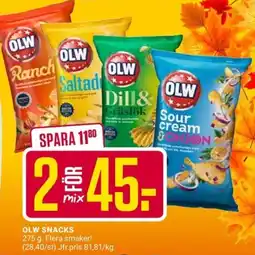 ÖoB Olw snacks erbjuda