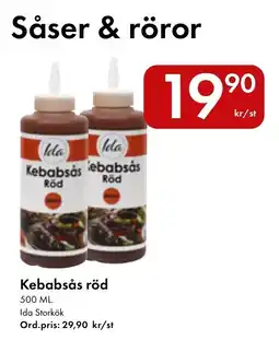 Snabbgross Ida Kebabsås röd erbjuda