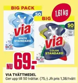 ÖoB Via tvättmedel erbjuda