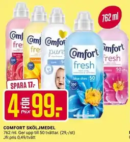 ÖoB Comfort sköljmedel erbjuda