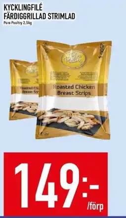 Matdax Pure Poultry roasted chicken breast strips erbjuda