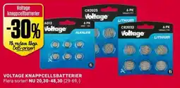 ÖoB Voltage knappcellsbatterier erbjuda
