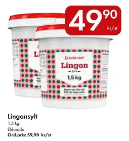 Snabbgross Eldorado lingonsylt erbjuda