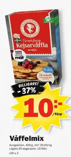Pekås Kungsörnen Våffelmix erbjuda