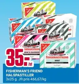 ÖoB Fisherman's Friend Halspastiller erbjuda