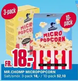 ÖoB Mr. Chomp micropopcorn erbjuda