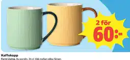 Coop Form Living Kaffekopp erbjuda