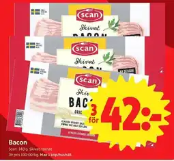 ICA Nära Scan bacon erbjuda