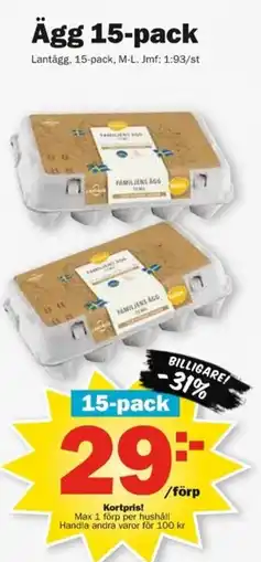 Pekås Familjens ägg erbjuda