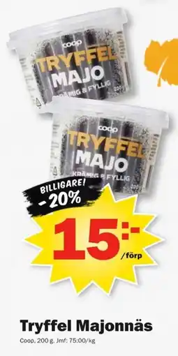Pekås Coop Tryffel Majonnäs erbjuda