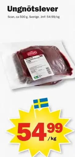 Pekås Scan unggnötslever erbjuda