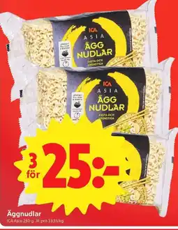 ICA Nära Ica Asia äggnudlar erbjuda