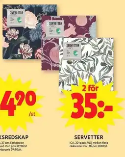 ICA Maxi ICA servetter erbjuda
