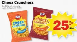 Pekås Olw cheez cruncherz erbjuda