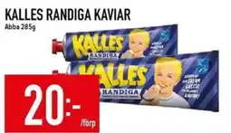 Matdax Kalles randiga kaviar erbjuda