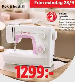 Lidl Singer symaskin erbjuda