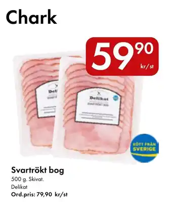 Chark Svartrökt bog