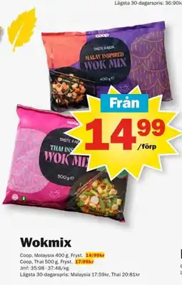Pekås Coop Wokmix erbjuda