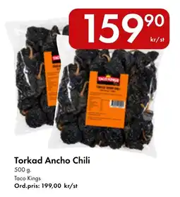 Snabbgross Taco Kings Torkad Ancho Chili erbjuda