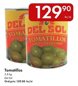 Snabbgross Del Sol tomatillos erbjuda