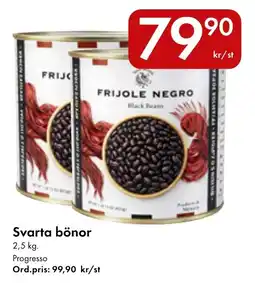 Snabbgross Progresso svarta bönor erbjuda