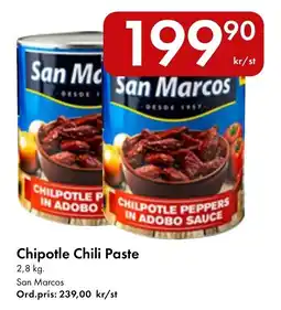 Snabbgross San Marcos chipotle chili paste erbjuda