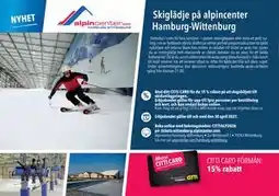 Citti Skiglädje på alpincenter Hamburg-Wittenburg erbjuda